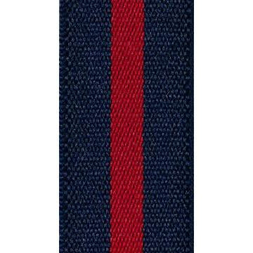 Crown Double Grip Sock Garter - Navy/Red/Navy