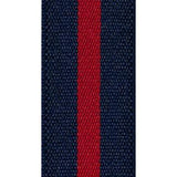 Crown Single Grip Sock Garter - Navy/Red/Navy