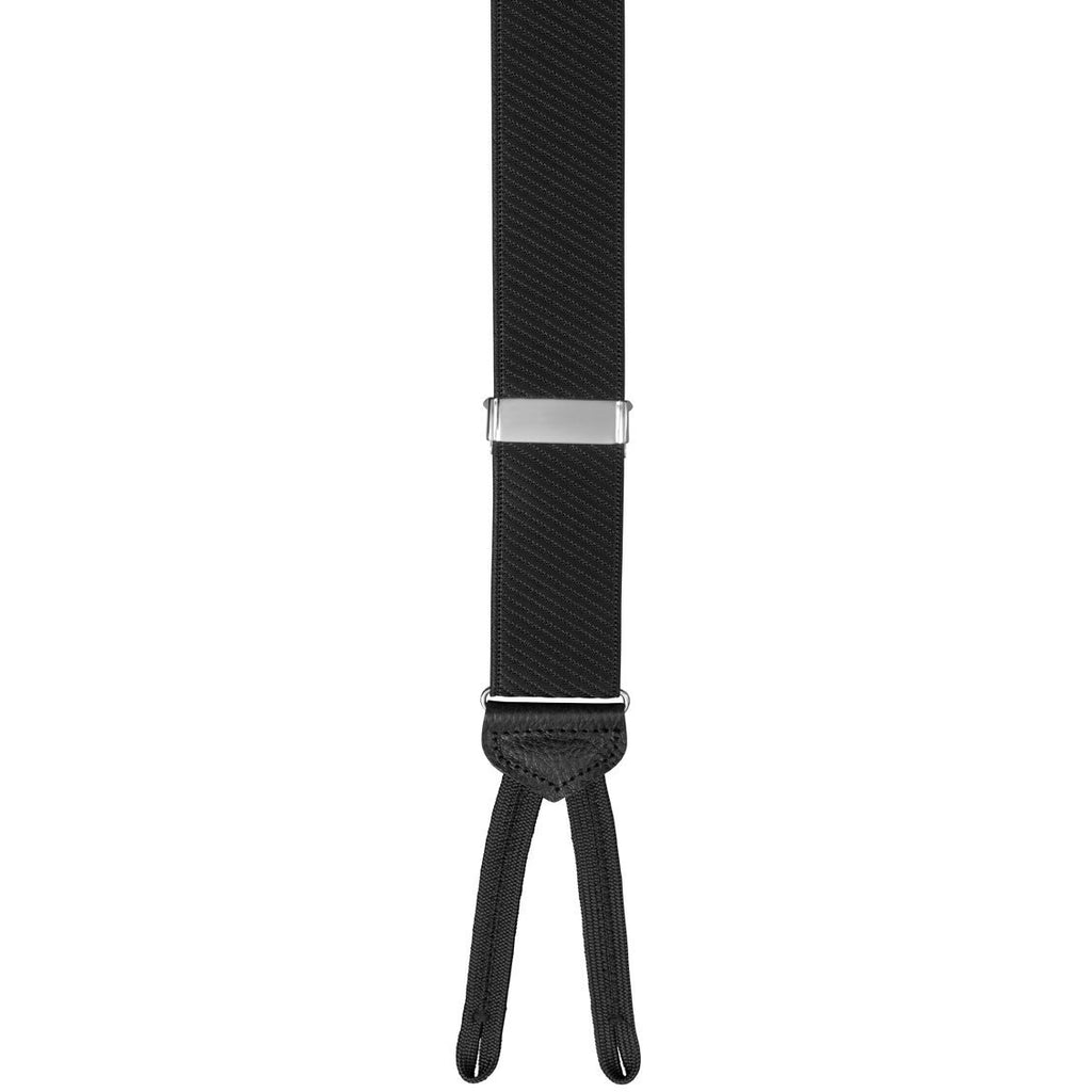 Bedford Braided End Suspender - Black
