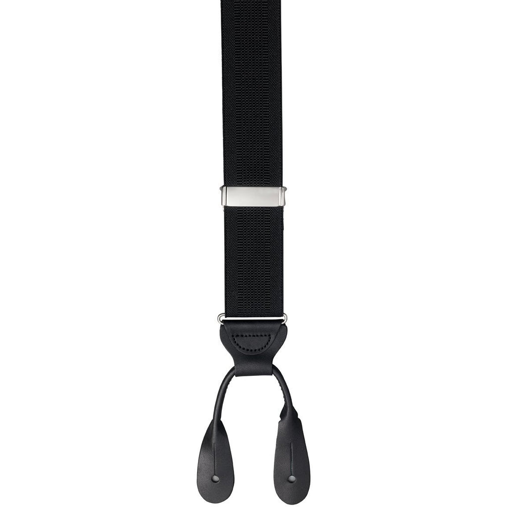 Sea Gate Button Tab Suspender - Black