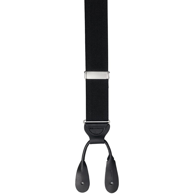Sea Gate Button Tab Suspender - Black