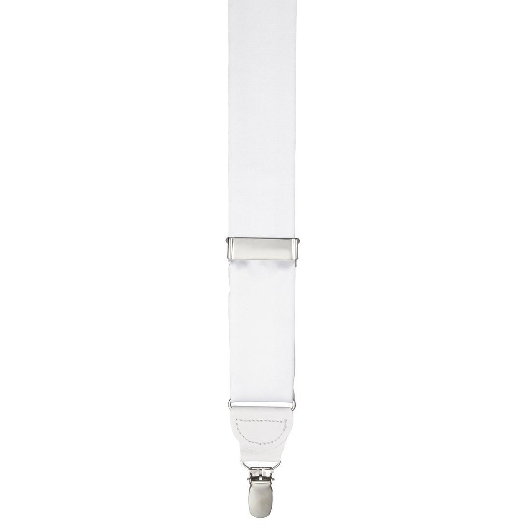 Wingate Pin Clip Suspender - White