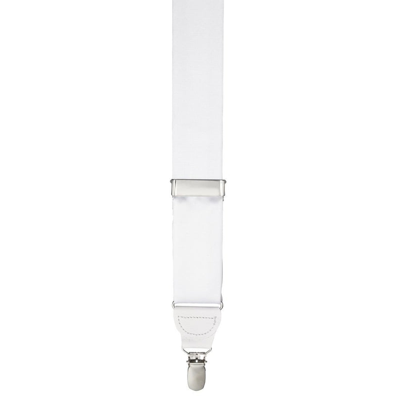 Wingate Pin Clip Suspender - White