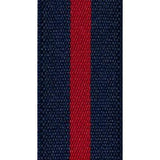 Crown Double Grip Sock Garter - Navy/Red/Navy