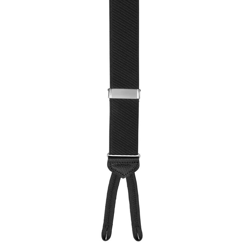 Bedford Braided End Suspender - Black