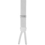 Bedford Braided End Suspender - White