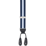 Bushwick Button Tab Suspender - Navy