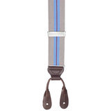 Fort Greene Button Tab Suspender - Taupe