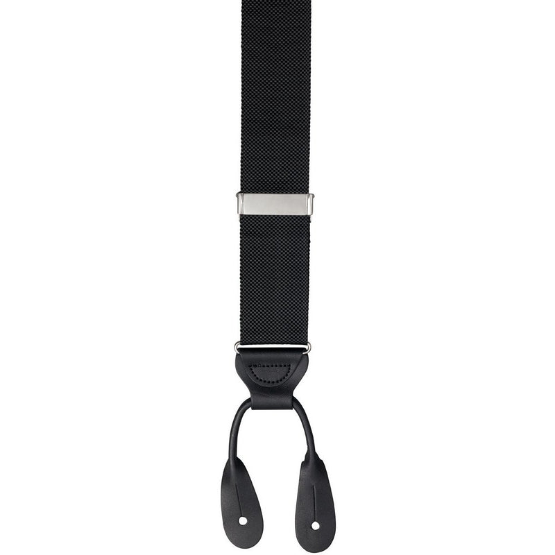 Kensington Button Tab Suspender - Black