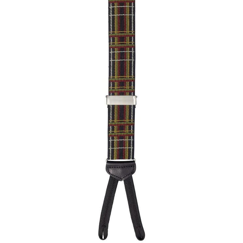 New Lots Braided End Suspender - Black