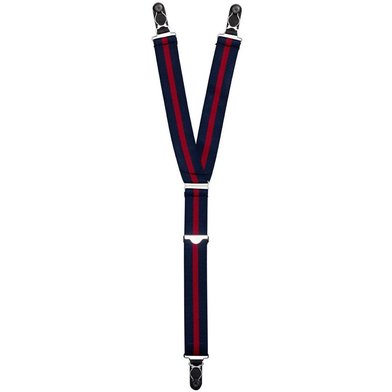 Red Hook 3-Way Shirt Garter - Navy/Red/Navy