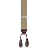 Sea Gate Button Tab Suspender - Khaki