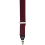 Spring Creek Pin Clip Suspender - Burgundy