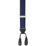 Sunset Park Button Tab Suspender - Navy