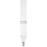 Wingate Pin Clip Suspender - White